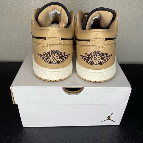 Nike Air Jordan 1 Low Desert Black-Sail DC0774-201 Women’s Size 12 - Picture 6 of 8